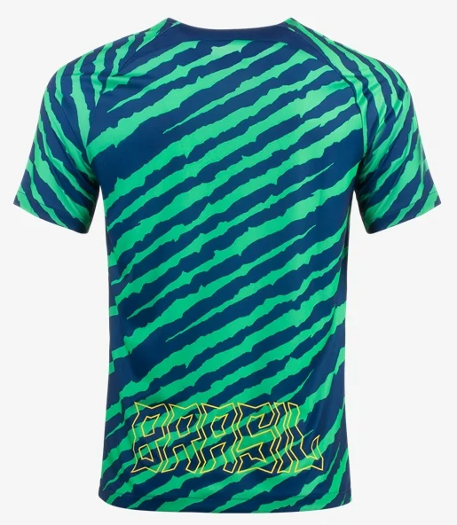 Nike Brazil SS Pre-Match Top 2022 International Replica Closeout   - Third Coast Soccer