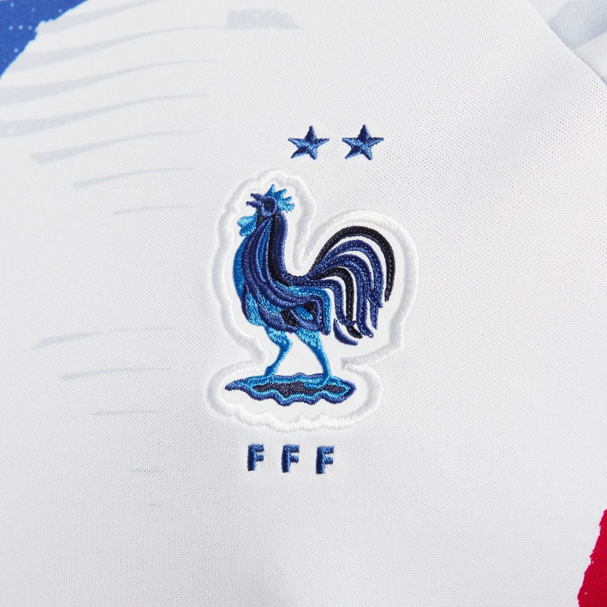 Nike France Pre-Match Top 2022 International Replica Mens Small White/Game Royal/University Re - Third Coast Soccer