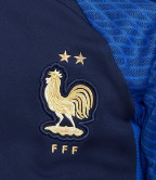 Nike Youth France Strike Training Top International Replica Youth Extra Small Midnight Navy/Game Royal/Gold - Third Coast Soccer