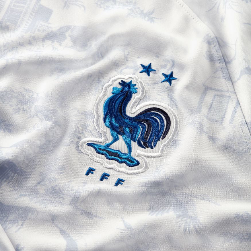 Nike France Away Jersey 2022 International Replica Closeout White/Game Royal Mens Large - Third Coast Soccer