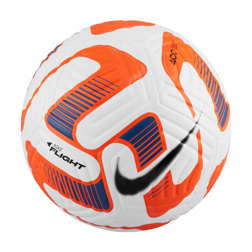 Nike Flight Ball - White/Total Orange/Black Balls White/Total Orange/Black Size 5 - Third Coast Soccer