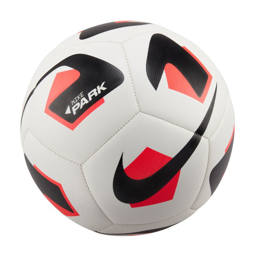 Nike Park Ball - White/Bright Crimson/Black Equipment Size 5 White/Bright Crimson/Black - Third Coast Soccer