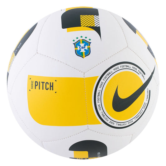 Nike Brazil Pitch Ball Balls Size 5 Green Spark/Dynamic Yellow - Third Coast Soccer