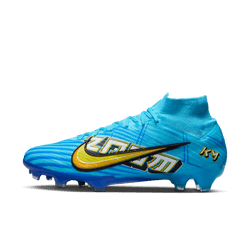 Nike Zoom Mercurial Superfly 9 Elite KM FG - Baltic Blue/White Men's Footwear Closeout   - Third Coast Soccer