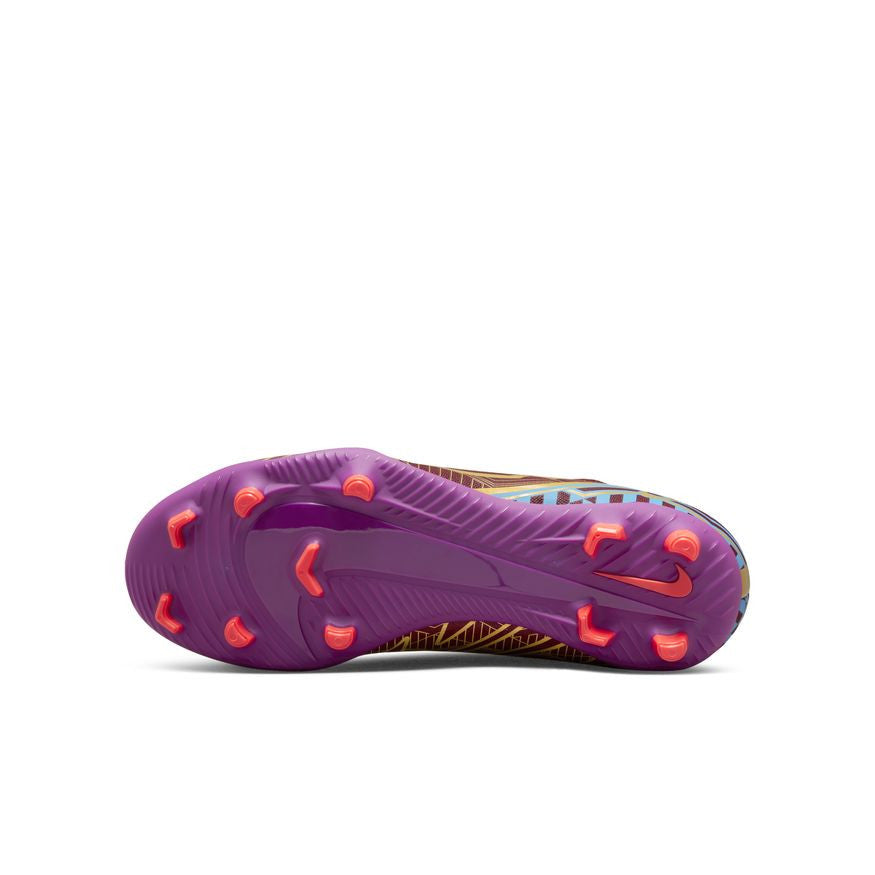 Nike Junior Superfly 9 Club Km FG - Beetroot/Vivid Gold - Youth Footwear Closeout Youth 5 Dark Beetroot/Mtlc Vivid Gold - Third Coast Soccer