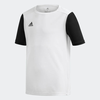 adidas Youth Estro 19 Jersey - White Jerseys White/Black Youth XXSmall - Third Coast Soccer
