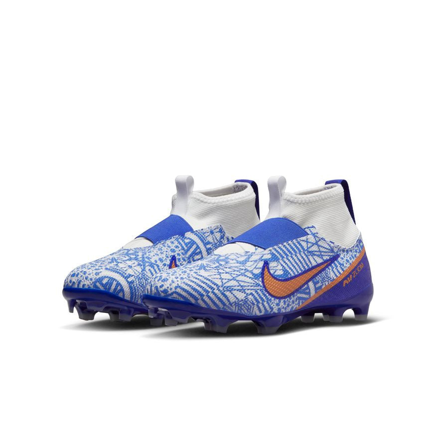 Nike Jr Zoom Merc Sf 9 Pro Cr7 Youth Footwear Youth 4 White/Metallic Copper/Concord - Third Coast Soccer