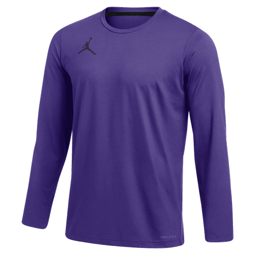 Nike Men's Jordan Team LS Training Top Training Wear Team Purple/Black Mens Small - Third Coast Soccer