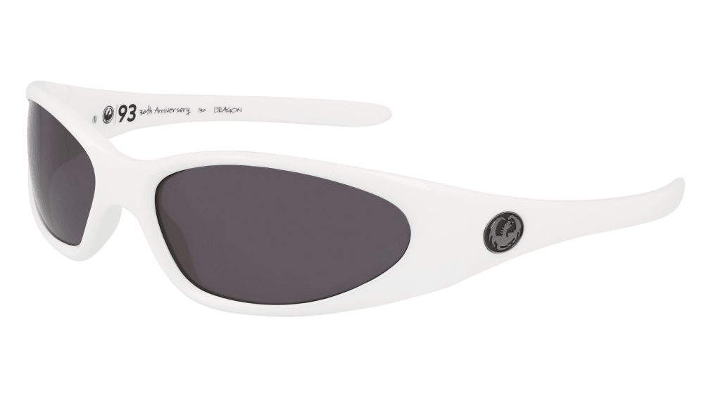 Dragon The Box Polarized Sunglasses 30th Anniversary - White Sunglasses   - Third Coast Soccer
