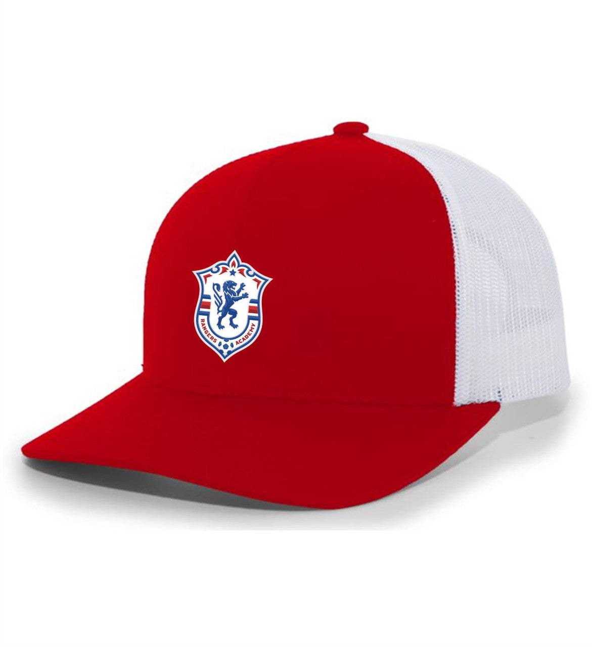 Tcs Dra Trucker Hat DRA Spiritwear Red/White Leather Patch - Third Coast Soccer