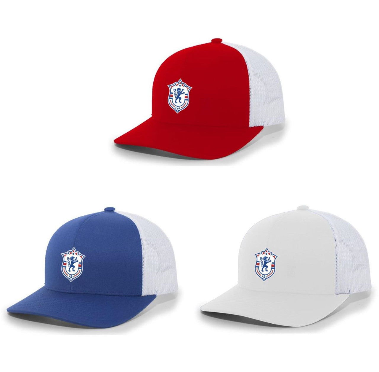 Tcs Dra Trucker Hat DRA Spiritwear Royal/White Full Color Patch - Third Coast Soccer
