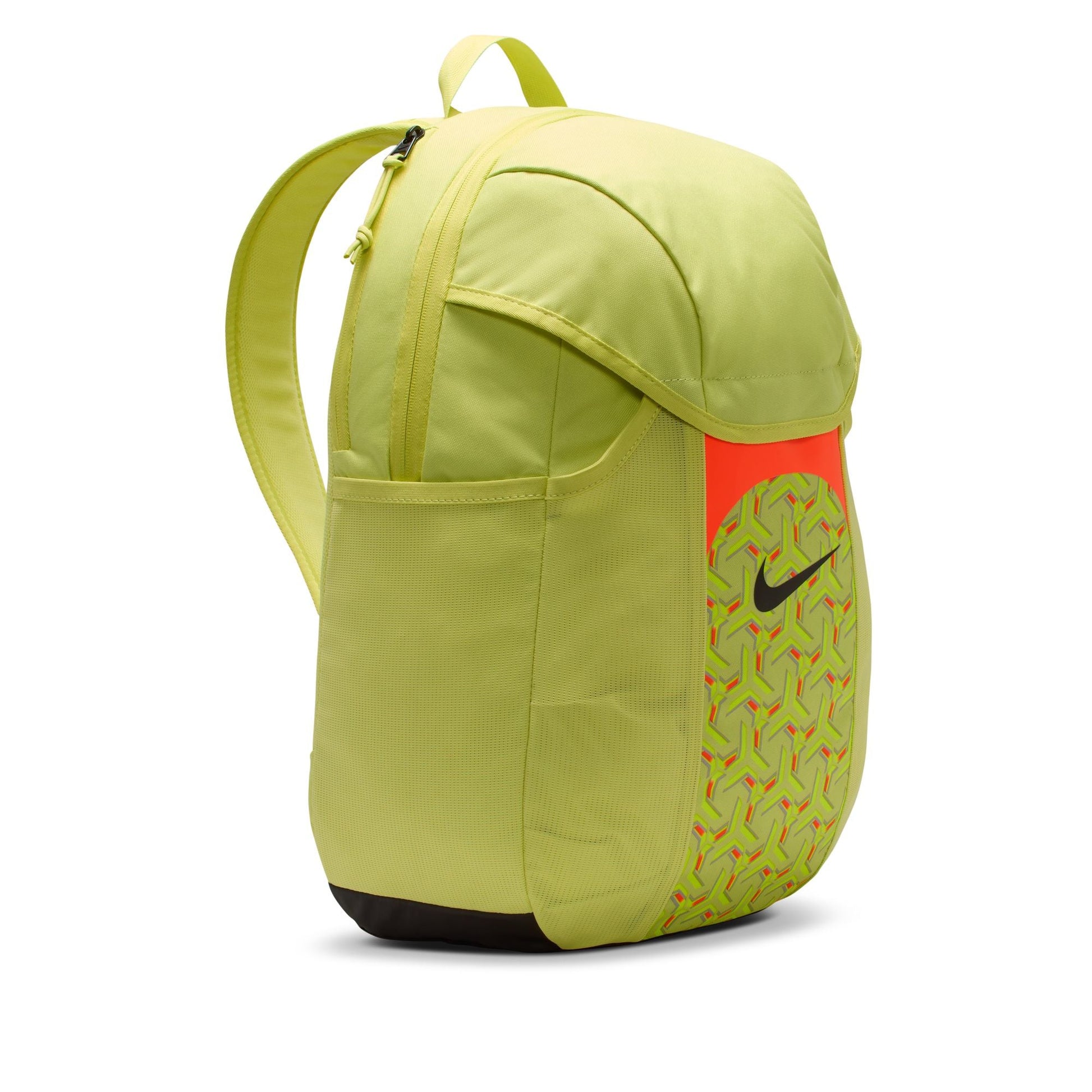 Nike Academy Team Backpack - Limelight/Crimson/Black Bags - Third Coast Soccer