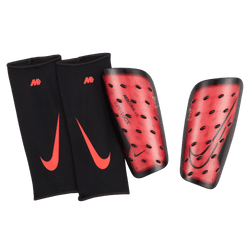 Nike Mercurial Lite Superlock - Bright Crimson/Black Adult Shinguards   - Third Coast Soccer