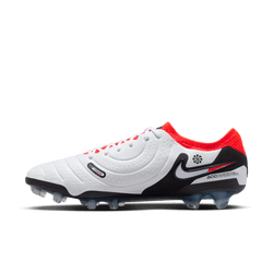 Nike Tiempo Legend 10 Elite FG - White/Black/Bright Crimson Mens Footwear   - Third Coast Soccer
