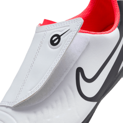 Nike Junior Tiempo Legend 10 Club FG - White/Black/Crimson Youth Footwear   - Third Coast Soccer