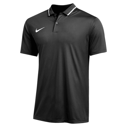 Nike Men's DF Short-Sleeve Polo Polos Black/White Mens Small - Third Coast Soccer
