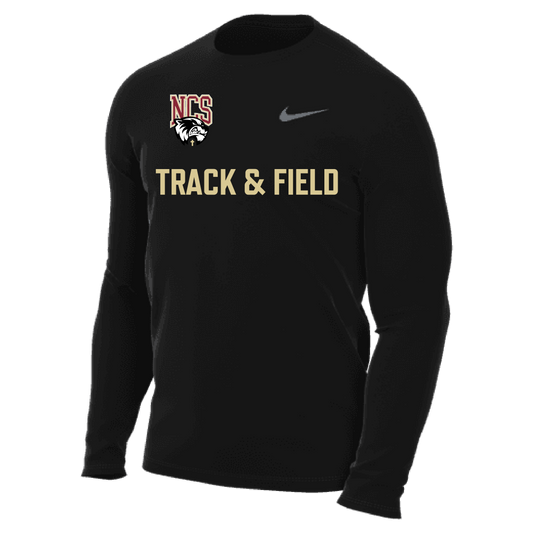 Nike Northlake Track & Field Men's Legend Long-Sleeve Shirt - Black Northlake Track and Field   - Third Coast Soccer