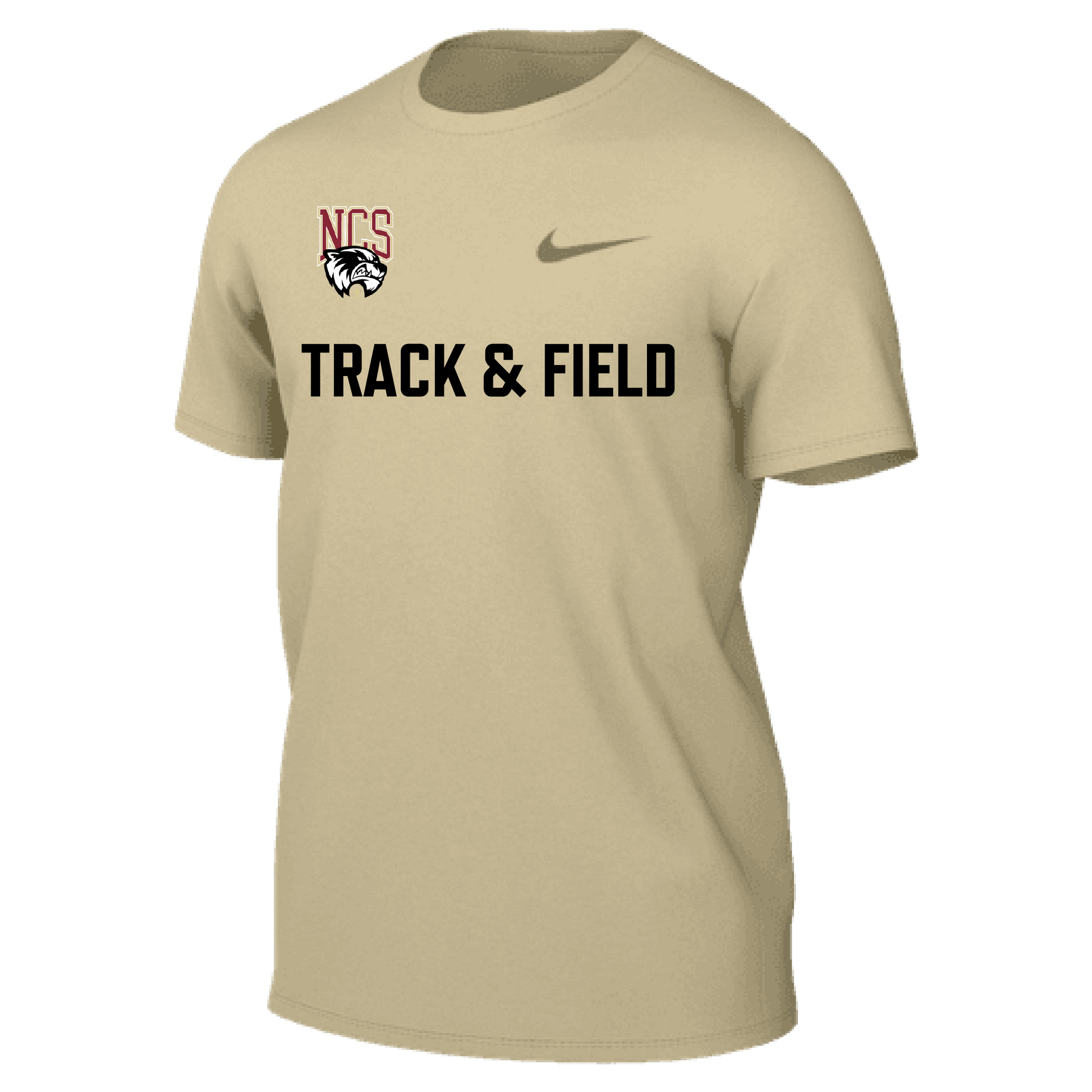 Nike Northlake Track & Field Men's Legend Short-Sleeve Shirt - Gold Northlake Track and Field   - Third Coast Soccer