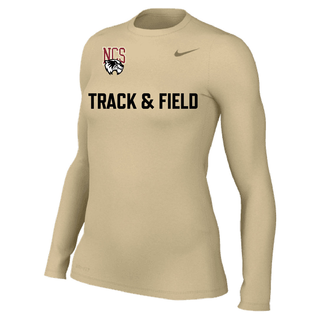 Nike Northlake Track & Field Women's Legend Long-Sleeve Shirt - Gold Northlake Track and Field   - Third Coast Soccer