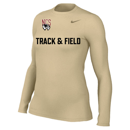 Nike Northlake Track & Field Women's Legend Long-Sleeve Shirt - Gold Northlake Track and Field   - Third Coast Soccer