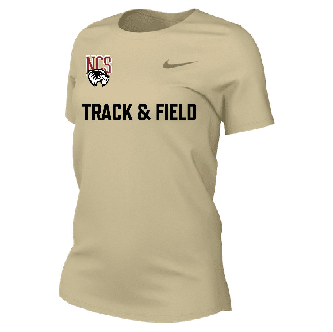 Nike Northlake Track & Field Women's Legend Short-Sleeve Shirt - Gold Northlake Track and Field   - Third Coast Soccer