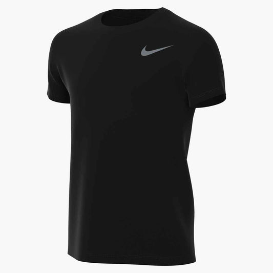 Nike Youth Team Legend SS Tee Training Wear Black/Cool Grey Youth Small - Third Coast Soccer