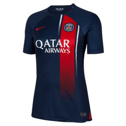 Nike Women's Paris Saint-Germain Home Jersey 23/24 Club Replica Midnight Navy/University Red Womens X-Small - Third Coast Soccer