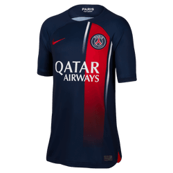 Nike Youth Paris Saint-Germain Home Jersey 23/24 Club Replica Midnight Navy/University Red Youth X-Small - Third Coast Soccer