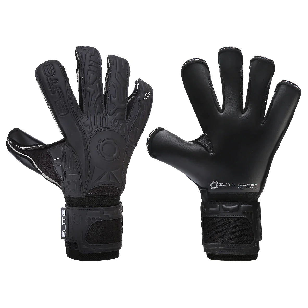 Elite Black Solo Goalkeeper Gloves Gloves   - Third Coast Soccer