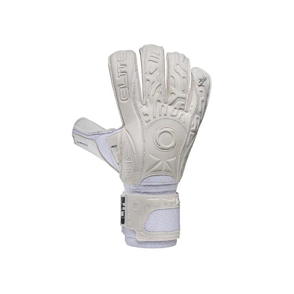 Elite White Solo Goalkeeper Gloves Gloves - Third Coast Soccer
