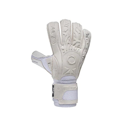 Elite White Solo Goalkeeper Gloves Gloves - Third Coast Soccer