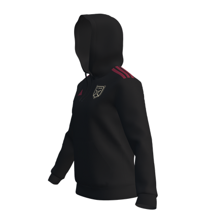 adidas Women's Custom Fire Entrada 26 Hoodie - Black Fire Custom 26 - Third Coast Soccer