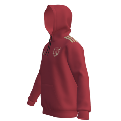 adidas Youth Custom Fire Entrada 26 Hoodie - Red Fire Custom 26 - Third Coast Soccer