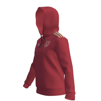 adidas Women's Custom Fire Entrada 26 Hoodie - Red Fire Custom 26 - Third Coast Soccer