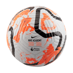 Nike Premier League Academy Ball - White/Orange/Black Balls   - Third Coast Soccer