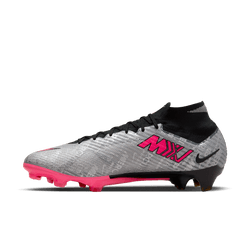 Nike Zoom Mercurial Superfly 9 Elite Xxv FG - Metallic Silver/Hyper Pink Mens Firm Ground Mens 7.5 Metallic Silver/Hyper Pink/Bla - Third Coast Soccer