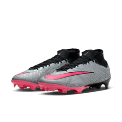 Nike Zoom Mercurial Superfly 9 Elite Xxv FG - Metallic Silver/Hyper Pink Mens Firm Ground Mens 6.5 Metallic Silver/Hyper Pink/Bla - Third Coast Soccer