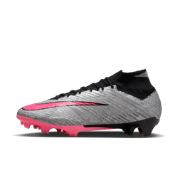 Nike Zoom Mercurial Superfly 9 Elite Xxv FG - Metallic Silver/Hyper Pink Mens Firm Ground Mens 7 Metallic Silver/Hyper Pink/Bla - Third Coast Soccer