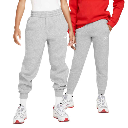 Nike Youth Club Fleece Joggers Pants Dark Heather Grey Youth XSmall - Third Coast Soccer