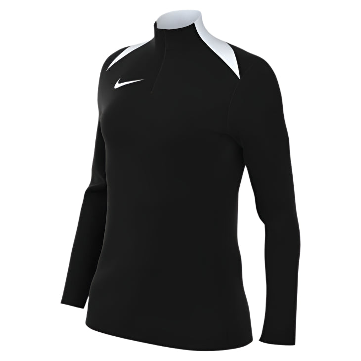Nike Women's Academy Pro 24 Drill Top Training Wear Black/White Womens XSmall - Third Coast Soccer