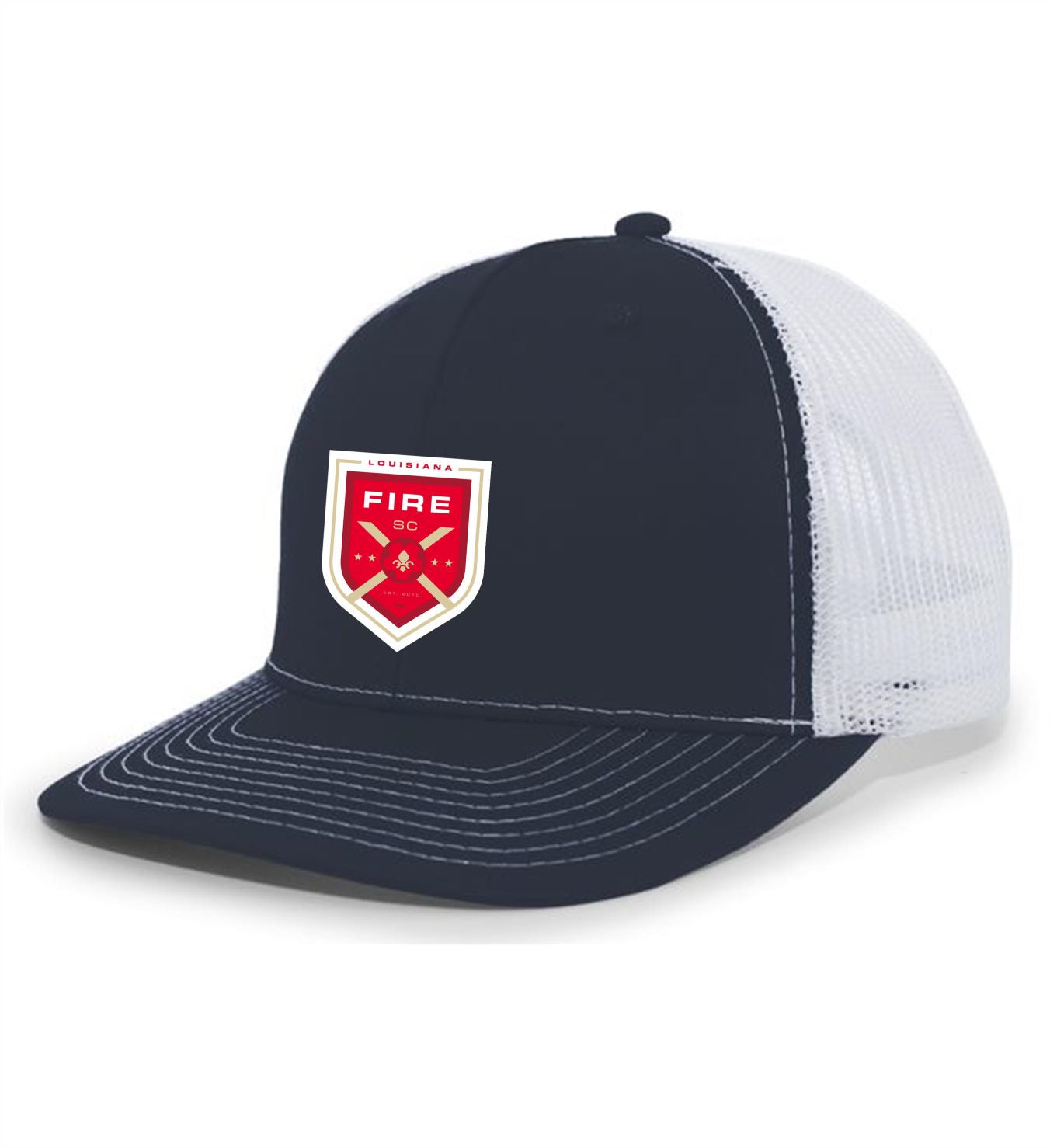 TCS Louisiana Fire Flexfit Premium Trucker Hat Louisiana Fire Spiritwear   - Third Coast Soccer