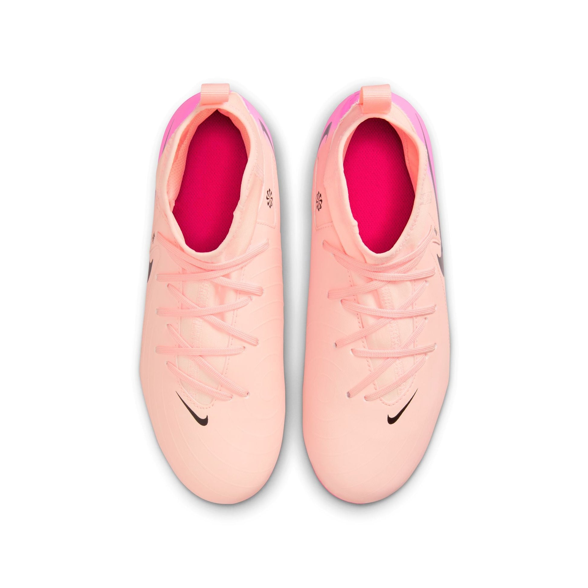 Nike Youth Phantom Luna 2 Academy FG - Crimson/Black/Pink Blast Youth Footwear - Third Coast Soccer