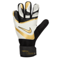 Nike Junior Match Goalkeeper Glove - Black/White/Gold Goalkeeper   - Third Coast Soccer