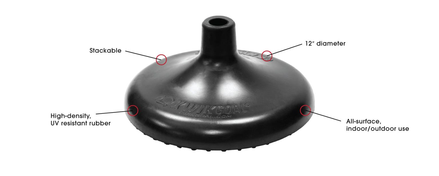 KwikGoal Premier Universal Bases 4-Pack Goal Equipment - Third Coast Soccer