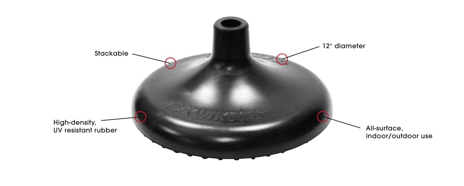 KwikGoal Premier Universal Bases 4-Pack Goal Equipment - Third Coast Soccer