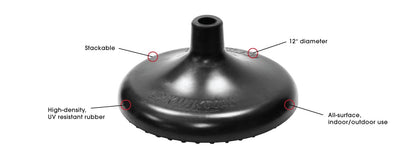 KwikGoal Premier Universal Bases 4-Pack Goal Equipment - Third Coast Soccer