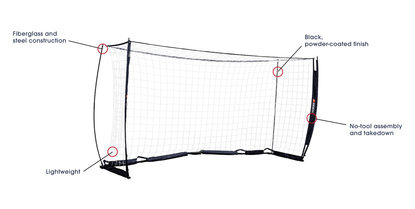 KwikGoal Kwik Flex Lite Goal - 4x6 Field Equipment   - Third Coast Soccer