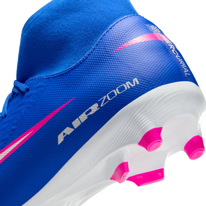 Nike Mercurial Superfly 10 Academy FG - Racer Blue/White Men's Footwear - Third Coast Soccer