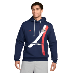 Nike Paris Saint-Germain standard Issue Pullover Hoodie Club Replica Closeout - Third Coast Soccer