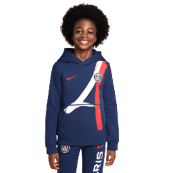 Nike Youth Paris Saint-Germain Club Pullover Hoodie Club Replica Closeout - Third Coast Soccer